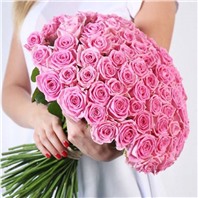 Букет микс из 51 розы ( 70 см )