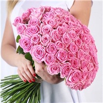 Букет микс из 51 розы ( 70 см )