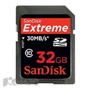 Карта памяти SanDisk Extreme SDHC 32GB Class10 UHS-I(SDSDX-032G-X46)