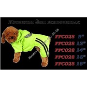 TRIOL FFC028 12"(30 см) Комбинезон болоневый на флисе с капюшоном  (осенний/весенний цв Зеленый)