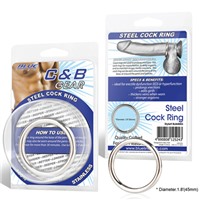 BlueLine Steel Cock Ring, 4,8 см
Стальное эрекционное кольцо