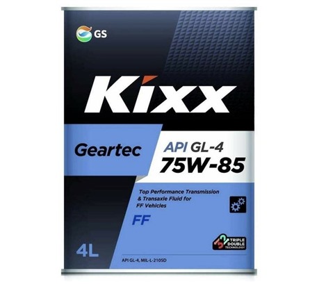 Трансмиссионное масло Kixx Geartec FF GL-4 75W-85 (4л.)