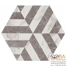 Керамогранит Marazzi  Allmarble Statuario Decoro 21х18,2 купить по лучшей цене в интернет магазине стильных обоев Сова ТД. Доставка по Москве, МО и всей России