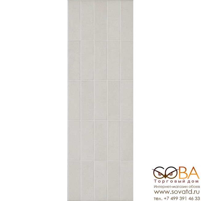 Плитка Marazzi  Chalk Grey Strutt.Brick 3d 25х76 купить по лучшей цене в интернет магазине стильных обоев Сова ТД. Доставка по Москве, МО и всей России