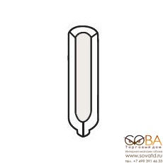 Плинтус Marazzi Бордюр Ang. Int.Citta Bianco (HELSINKI New) 3х10 купить по лучшей цене в интернет магазине стильных обоев Сова ТД. Доставка по Москве, МО и всей России