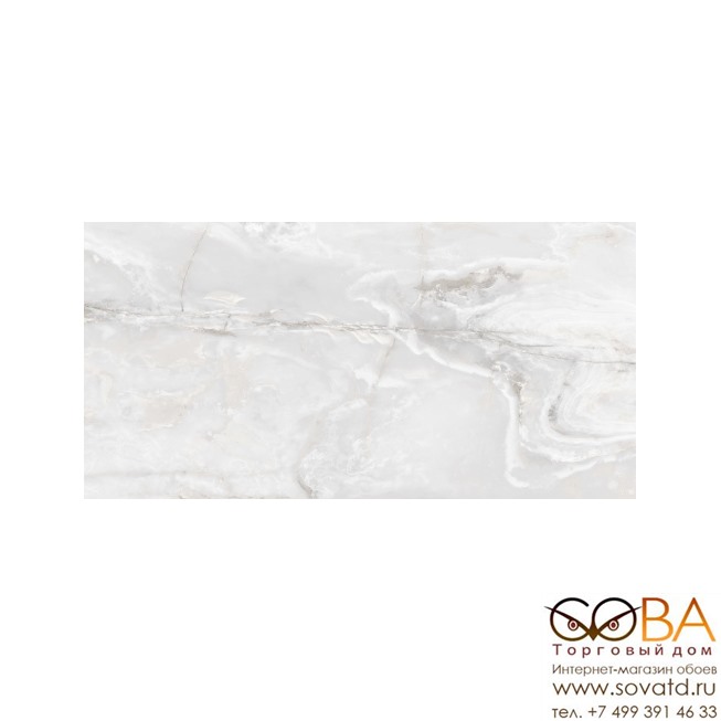 Керамогранит Casa Dolce Casa Onyx and More White Onyx Glossy (60x120)см 765464 (Италия) купить по лучшей цене в интернет магазине стильных обоев Сова ТД. Доставка по Москве, МО и всей России