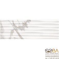 Плитка Миланезе дизайн  настенная каррара волна 1064-0158 20х60 купить по лучшей цене в интернет магазине стильных обоев Сова ТД. Доставка по Москве, МО и всей России