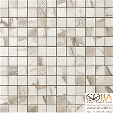 Мозаика Atlas Concorde  Супернова Марбл Калакатта Голд 30,5х30,5 купить по лучшей цене в интернет магазине стильных обоев Сова ТД. Доставка по Москве, МО и всей России