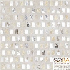 Декор Vitra  Marble-Beton Геометрический Светлый Лаппато 60х60 купить по лучшей цене в интернет магазине стильных обоев Сова ТД. Доставка по Москве, МО и всей России