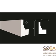 Лепнина Decor-Dizayn Молдинг DD616 купить по лучшей цене в интернет магазине стильных обоев Сова ТД. Доставка по Москве, МО и всей России