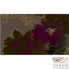 Декор Delicate  Brown inserto A 30x50 купить по лучшей цене в интернет магазине стильных обоев Сова ТД. Доставка по Москве, МО и всей России