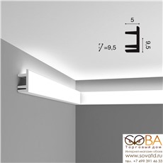 Карниз Orac Decor C381 Modern купить по лучшей цене в интернет магазине стильных обоев Сова ТД. Доставка по Москве, МО и всей России