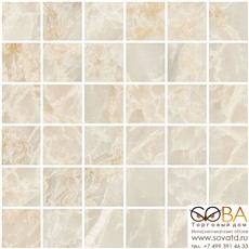 Мозаика Vitra  Marble-X Скайрос Кремовый Лаппато Ректификат (5х5) 30х30 купить по лучшей цене в интернет магазине стильных обоев Сова ТД. Доставка по Москве, МО и всей России