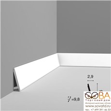 Плинтус Orac Decor SX179 Modern купить по лучшей цене в интернет магазине стильных обоев Сова ТД. Доставка по Москве, МО и всей России