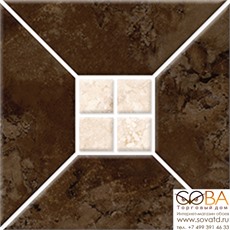 Плитка Риальто 3Т тип 2  настенная коричневая 20х20 купить по лучшей цене в интернет магазине стильных обоев Сова ТД. Доставка по Москве, МО и всей России