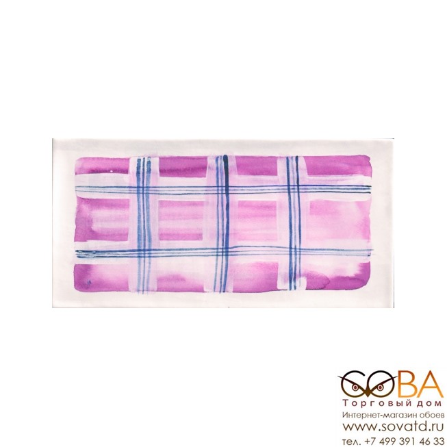 Керамическая плитка Mainzu Aquarel Deco Pink (15x30)см PT02917 (Испания) купить по лучшей цене в интернет магазине стильных обоев Сова ТД. Доставка по Москве, МО и всей России