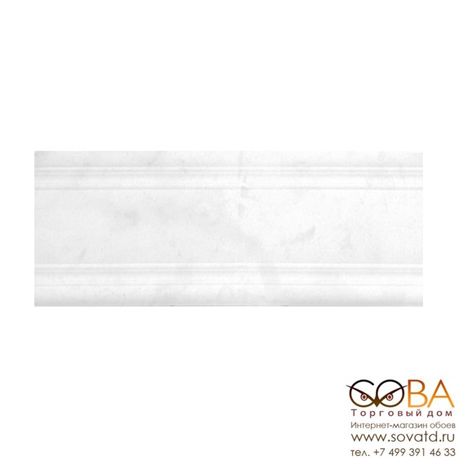 Бордюр Roca  Cenefa Carrara Blanco 12 x 30 купить по лучшей цене в интернет магазине стильных обоев Сова ТД. Доставка по Москве, МО и всей России