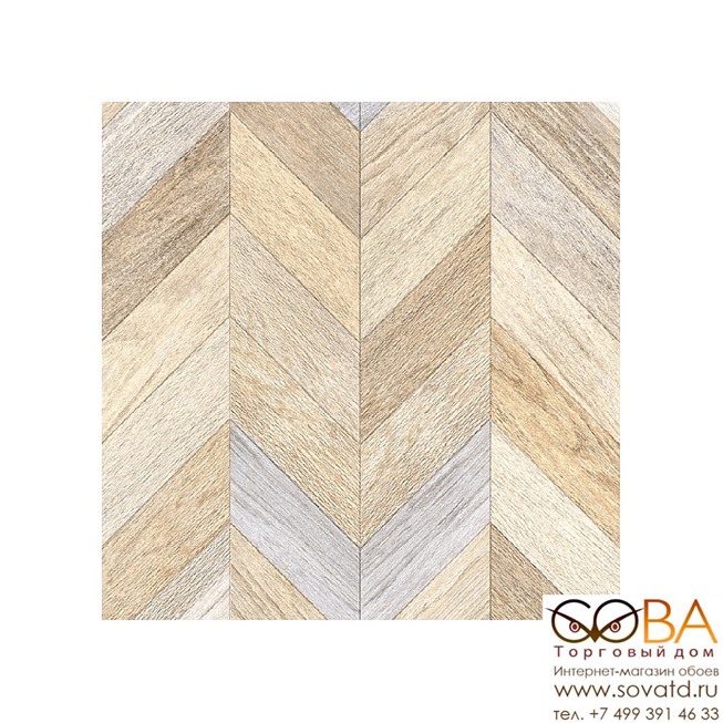 Декор Parquet Art  Светло-серый G-509/S/d01/40x40 купить по лучшей цене в интернет магазине стильных обоев Сова ТД. Доставка по Москве, МО и всей России