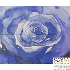 Панно Arabeski blue panno 02 600х500 мм  (комплект из 2 шт) - 3 шт. купить по лучшей цене в интернет магазине стильных обоев Сова ТД. Доставка по Москве, МО и всей России