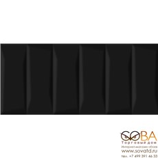 Плитка Evolution облицовочная   рельеф кирпичи черный (EVG233) 20x44 купить по лучшей цене в интернет магазине стильных обоев Сова ТД. Доставка по Москве, МО и всей России