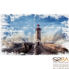 Панно Марсель 7  Маяк 100х60 (компл. из 6-ти плиток) купить по лучшей цене в интернет магазине стильных обоев Сова ТД. Доставка по Москве, МО и всей России
