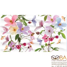Плитка Dec Clematis Panno B КПН16ClematisB 25х45 купить по лучшей цене в интернет магазине стильных обоев Сова ТД. Доставка по Москве, МО и всей России