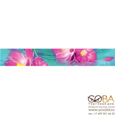 Бордюр Ocean flowers B300D240  30х4,5 купить по лучшей цене в интернет магазине стильных обоев Сова ТД. Доставка по Москве, МО и всей России