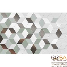 Декор Веста  зеленый 01 25х40 купить по лучшей цене в интернет магазине стильных обоев Сова ТД. Доставка по Москве, МО и всей России