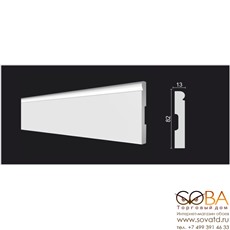 Лепнина Decor-Dizayn Плинтус DD49 купить по лучшей цене в интернет магазине стильных обоев Сова ТД. Доставка по Москве, МО и всей России