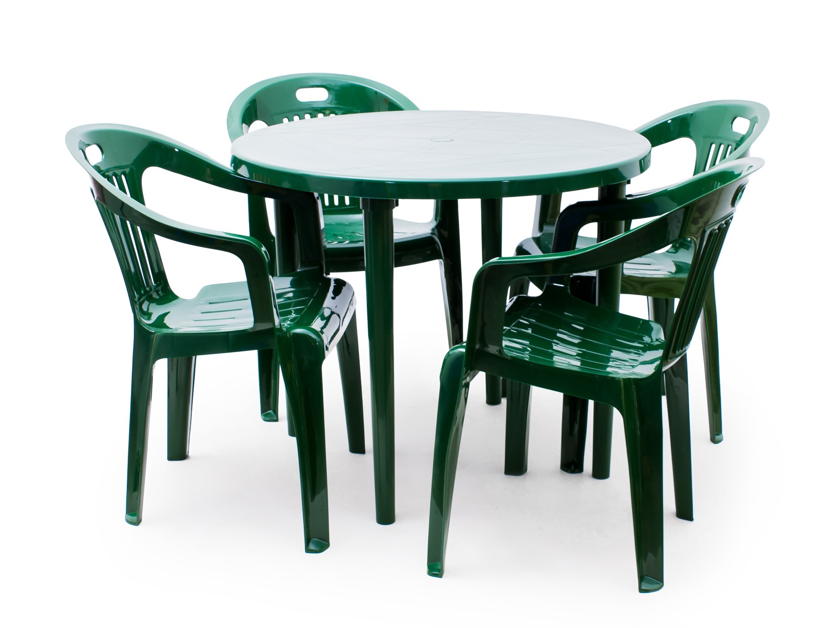 Пластиковые столы и стулья для дачи
