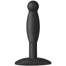 Черная анальная пробка Platinum Premium Silicone - The Minis - Smooth Medium - Black M