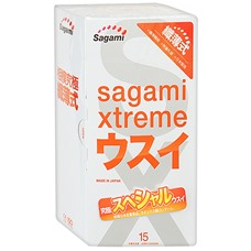 Тонкие презервативы Sagami Xtreme - 15 шт