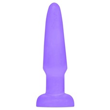 Фиолетовая анальная пробка Butt Plug - 11,4 см.