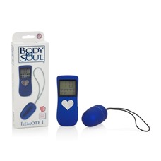 Виброяйцо синее BODY&SOUL Remote I 0079-20BXSE