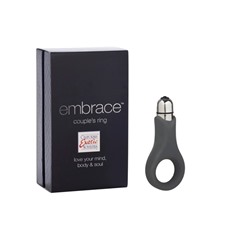 Виброкольцо Embrace couple’s ring серое 4615-10BXSE