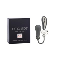 Виброяйцо EMBRACE LOVERS REMOTE GREY 4605-10BXSE