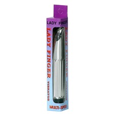 Миниатюрный вибратор Silver Ladyfinger 4040S-BXSC