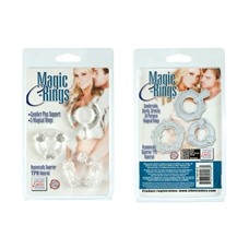 Набор из трех эрекционных колец Magic C-Rings Blue 1429-35CDSE