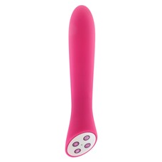 Розовый вибратор Muze Sound Sensitive Pink - 23 см.