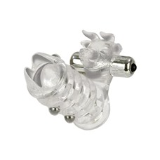 Вибронасадка с клиторальным стимулятором El Toro Enhancer W/Beads 1631-20BXSE