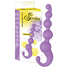 Сиреневый анальный стимулятор Smile Bowler Stimulator - 17 см.