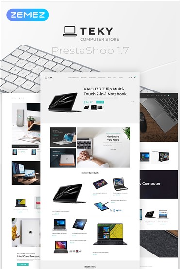 Teky - Computers & Internet Store Clean Bootstrap Ecommerce