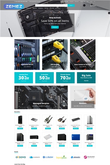 Hostia - Hosting E-Commerce Clean