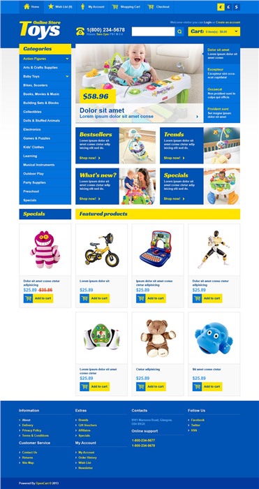 Online Toys Store