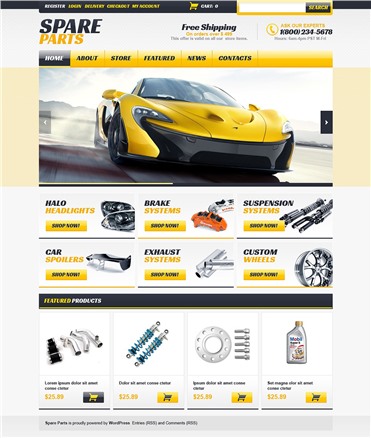 Responsive Spare Parts Store