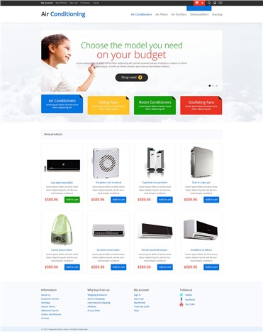 Responsive Air-Conditioner Store