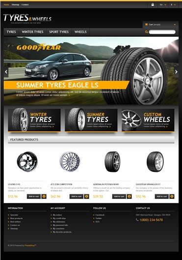 Responsive Tyres &amp; Wheels Store