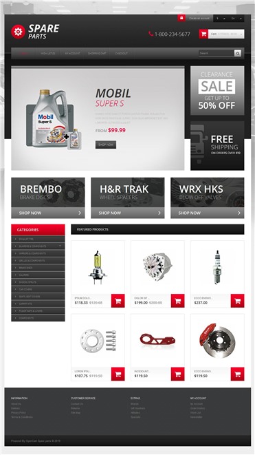 Responsive Spares Store