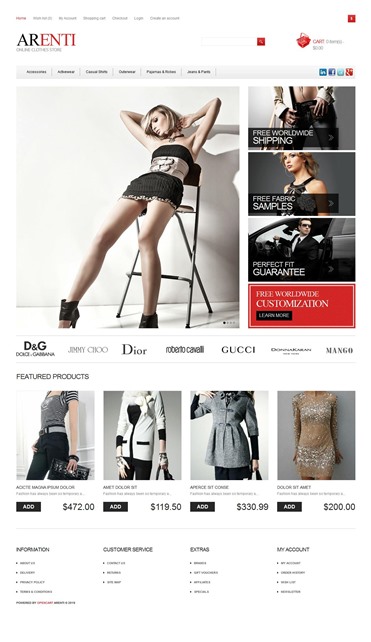 Responsive Clothes Store