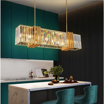 Люстра прямой хрусталь Атолл